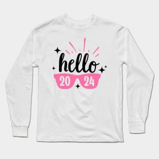 Hello 2024 Long Sleeve T-Shirt